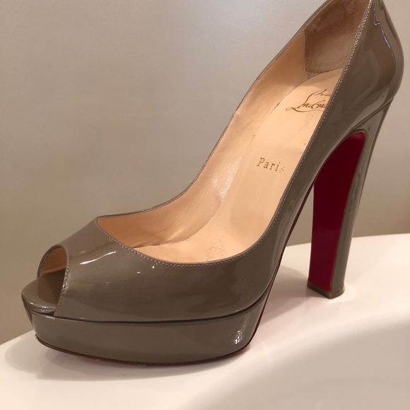 Christian Louboutin Peep Toe Platforms - Picture 2 of 4
